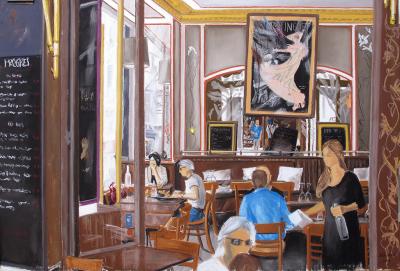 Cafe Le Progres. Montmartre